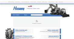Desktop Screenshot of hamer.com.pl
