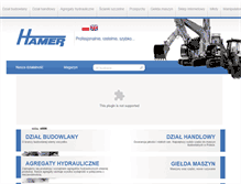 Tablet Screenshot of hamer.com.pl